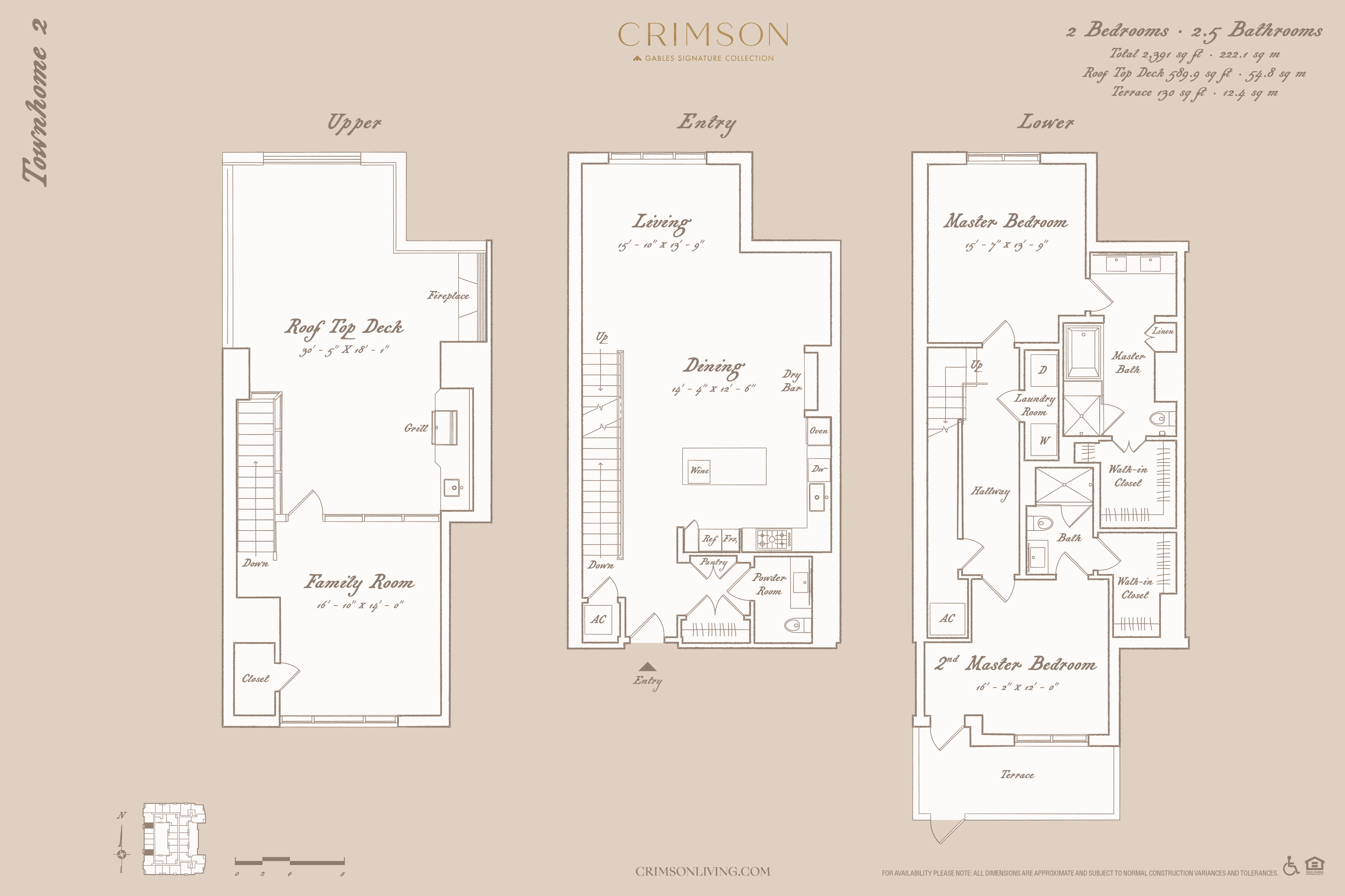 Townhome 2 with study floor plan